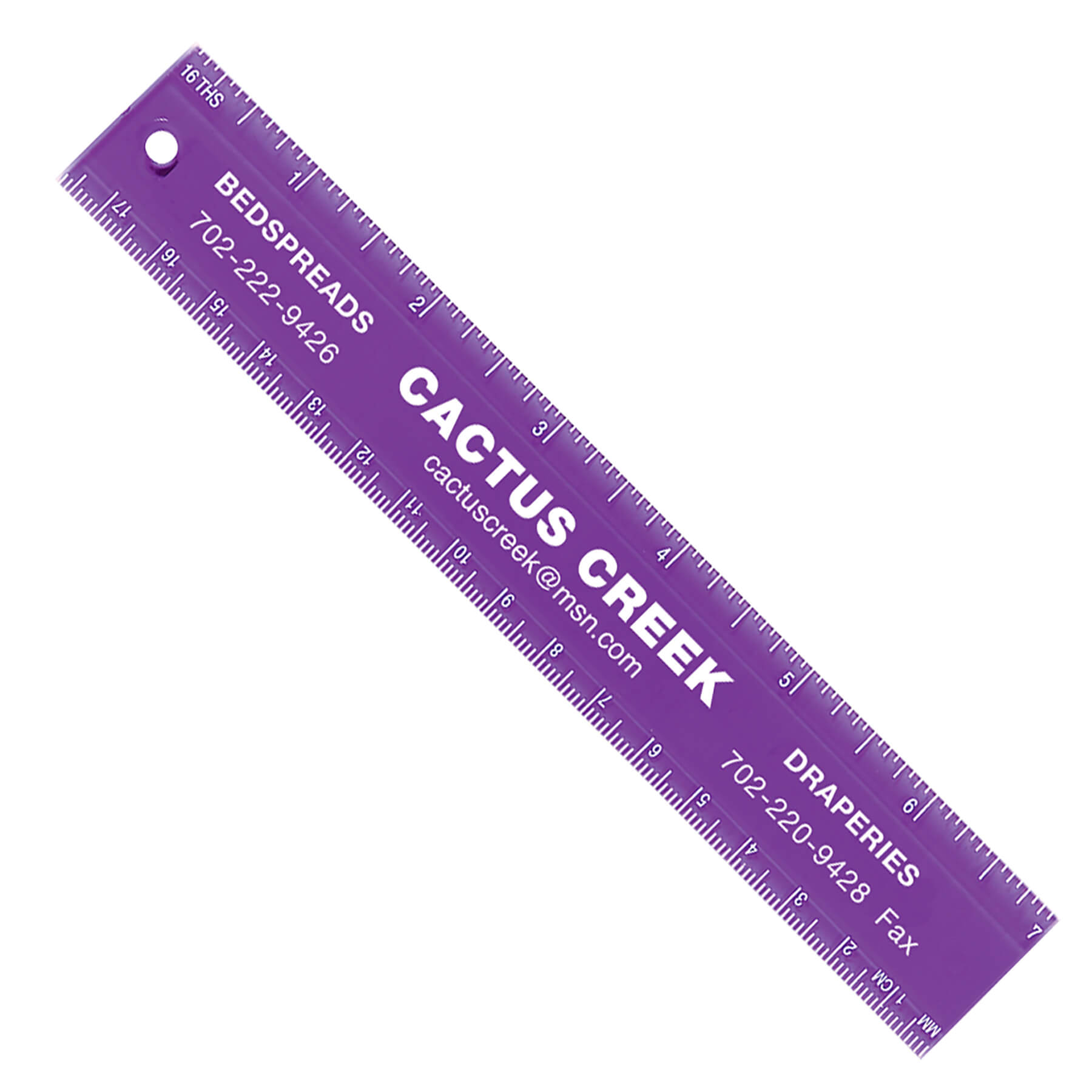 7409 - 7" Plastic Ruler